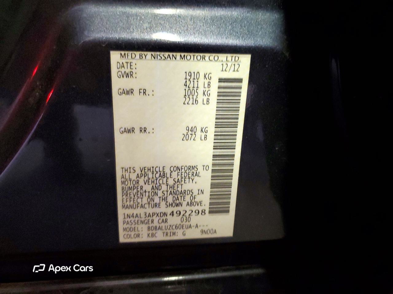 Nissan Altima 2013