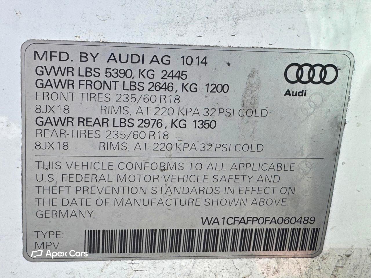 Audi Q5 2015