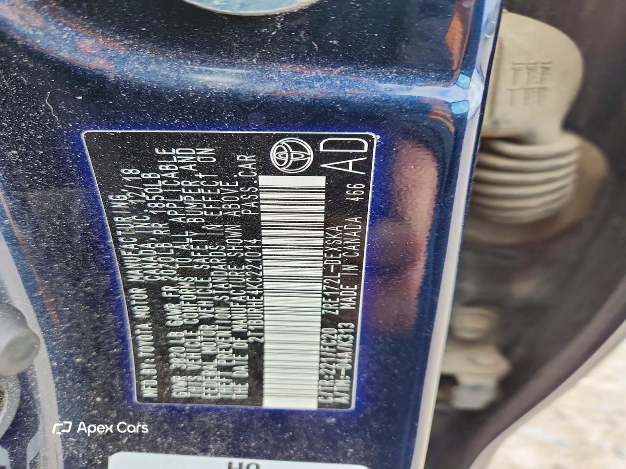 Toyota Corolla 2019