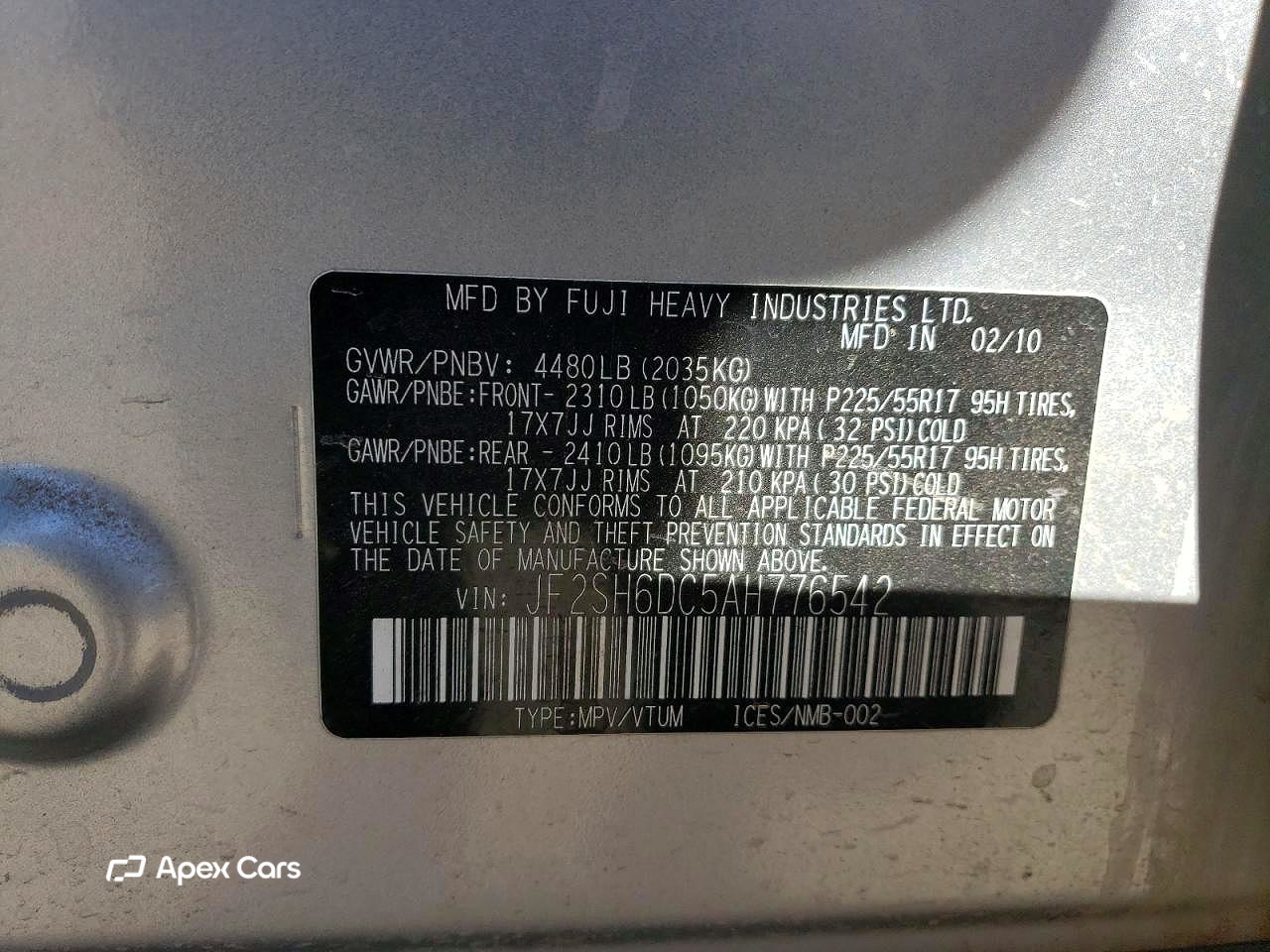 Subaru Forester 2010
