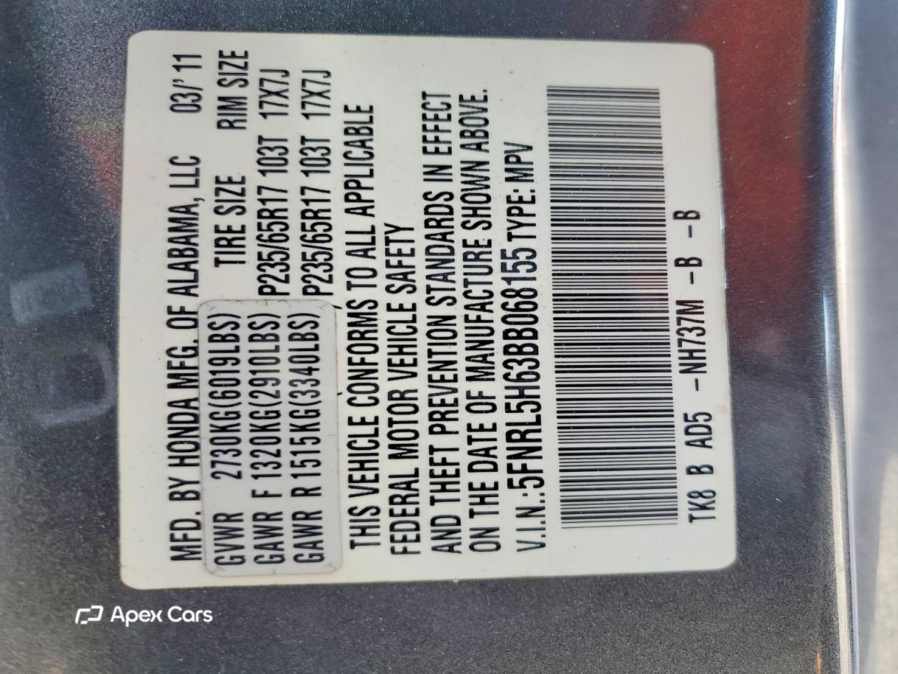 Honda Odyssey 2011