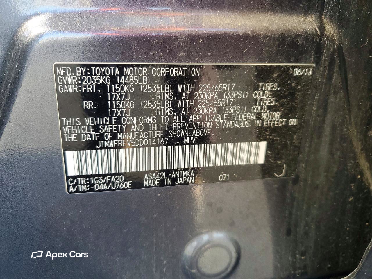 Toyota RAV 4 2013