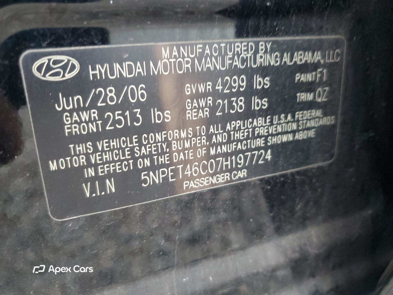 Hyundai Sonata 2007
