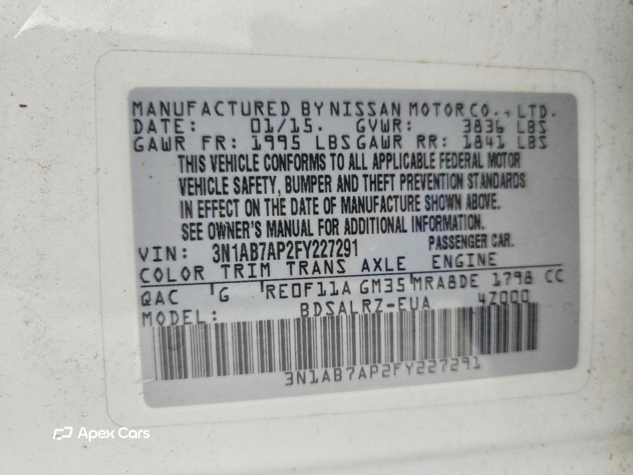 Nissan Sentra 2015
