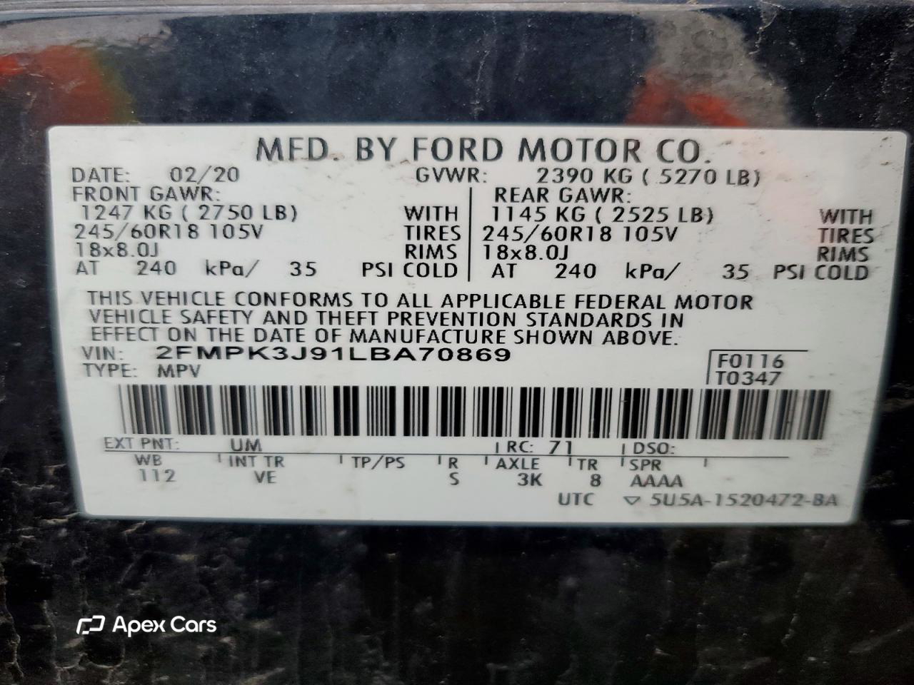 Ford Edge 2020