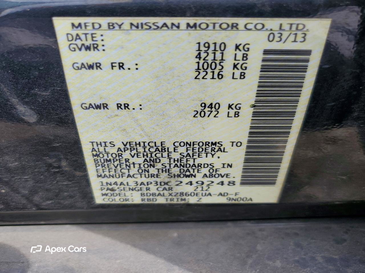 Nissan Altima 2013