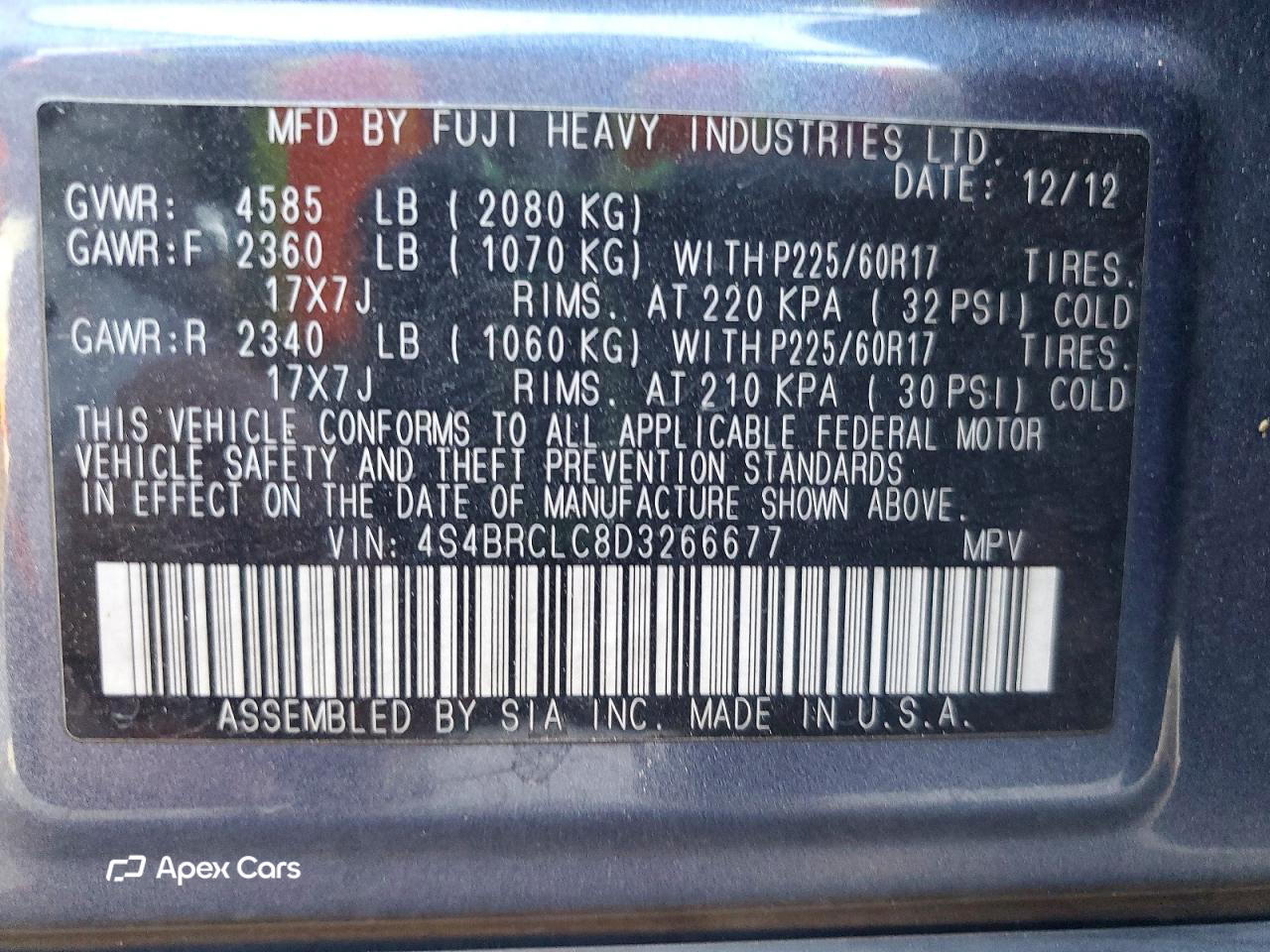Subaru Outback 2013