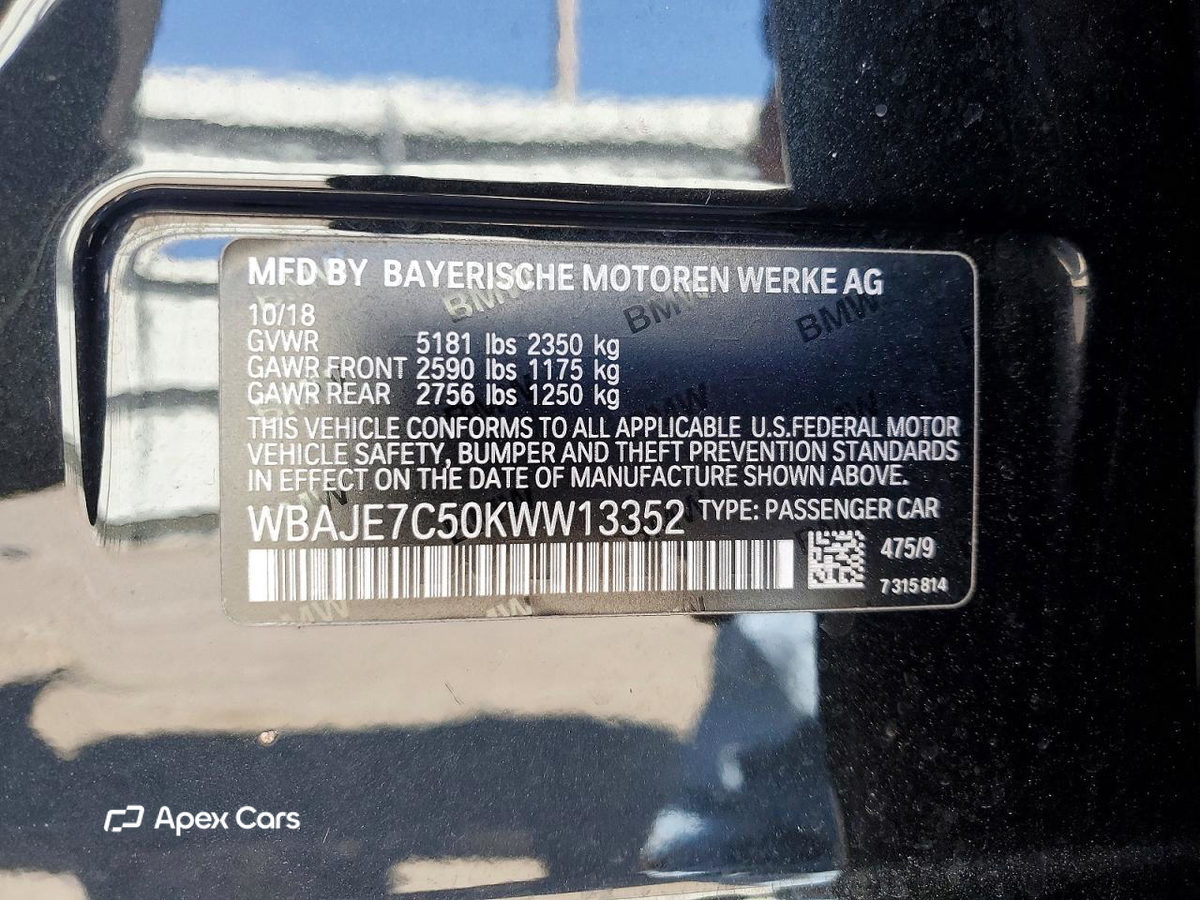 BMW Series 5 2019