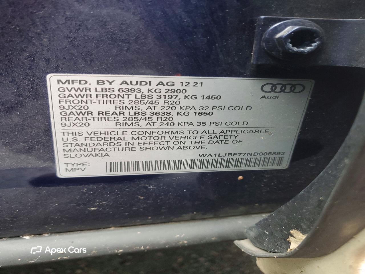 Audi Q7 2022