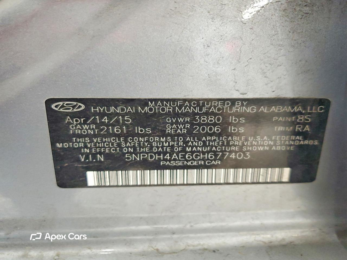 Hyundai Elantra 2016