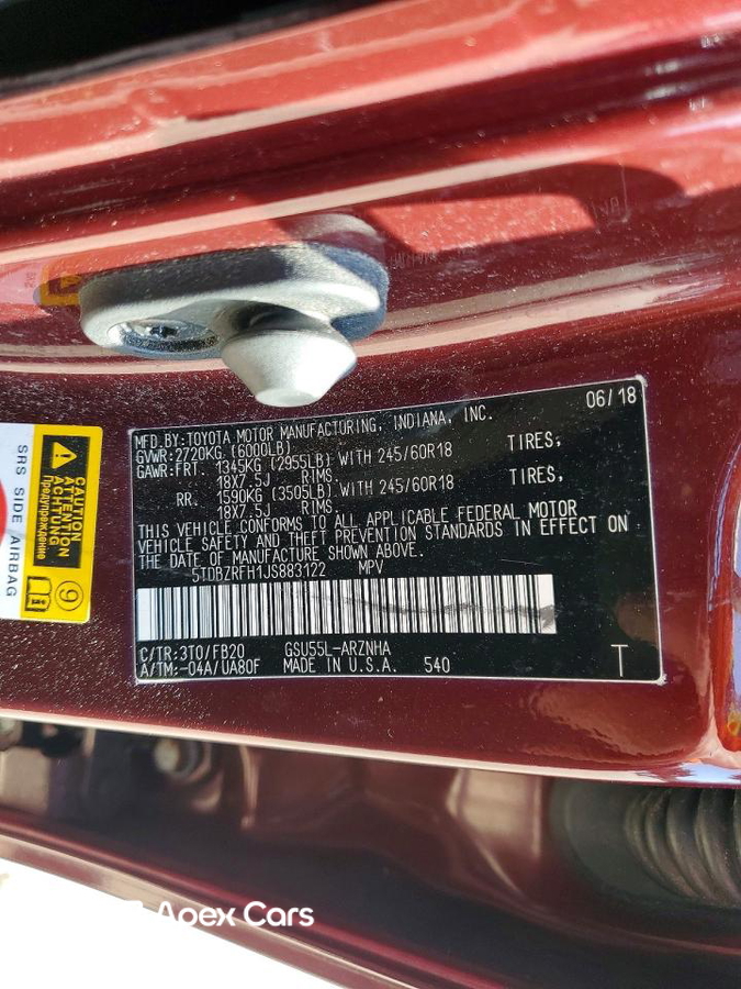 Toyota Highlander 2018
