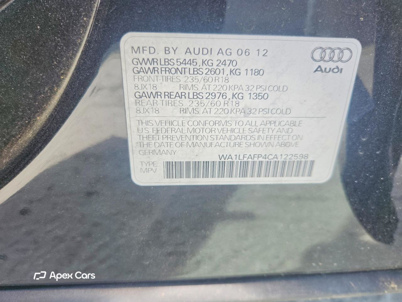 Audi Q5 2012