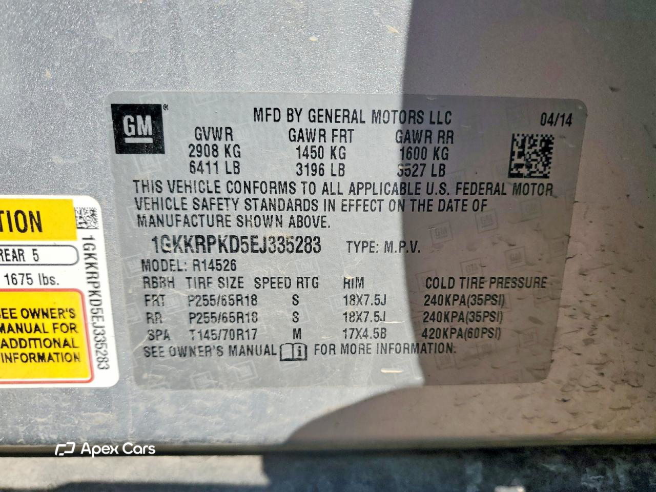 GMC Acadia 2014