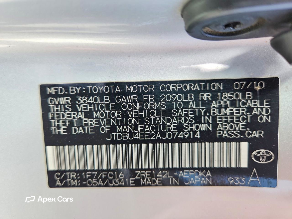 Toyota Corolla 2010