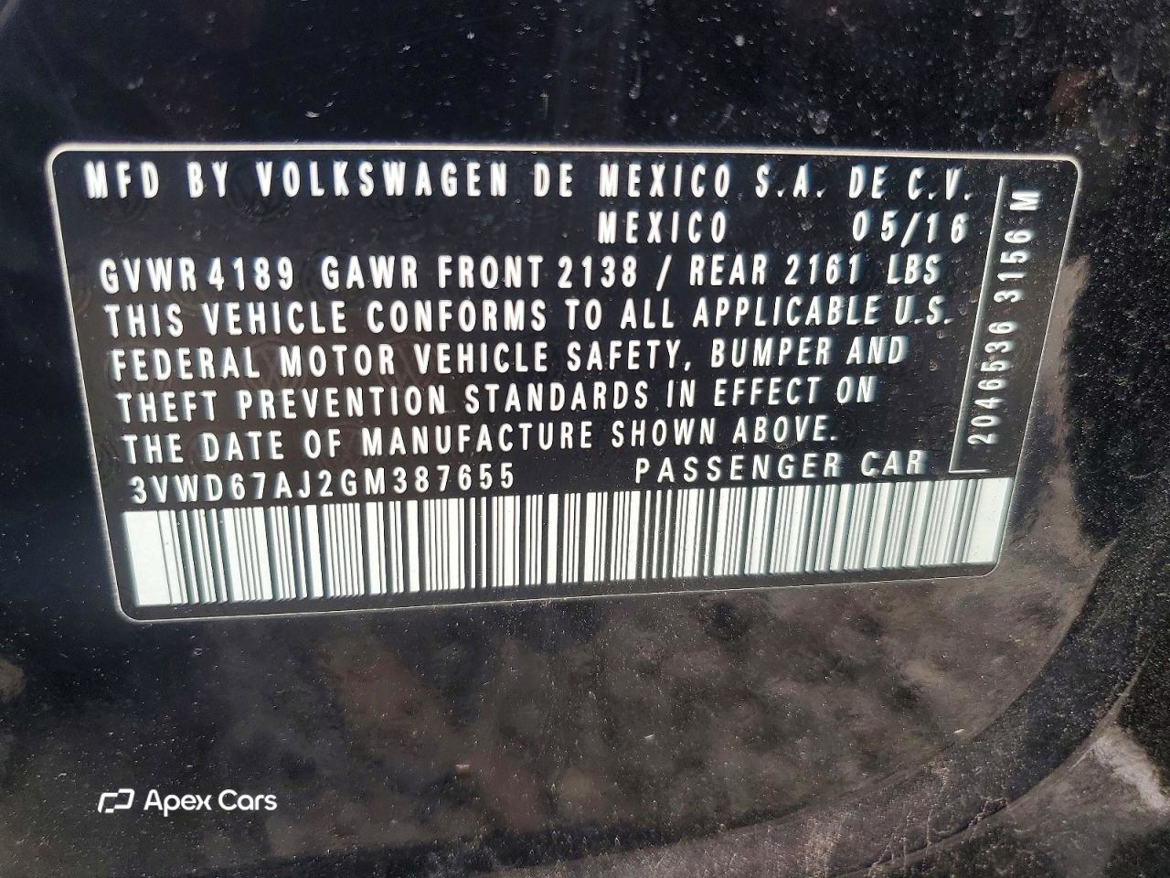 Volkswagen Jetta 2016