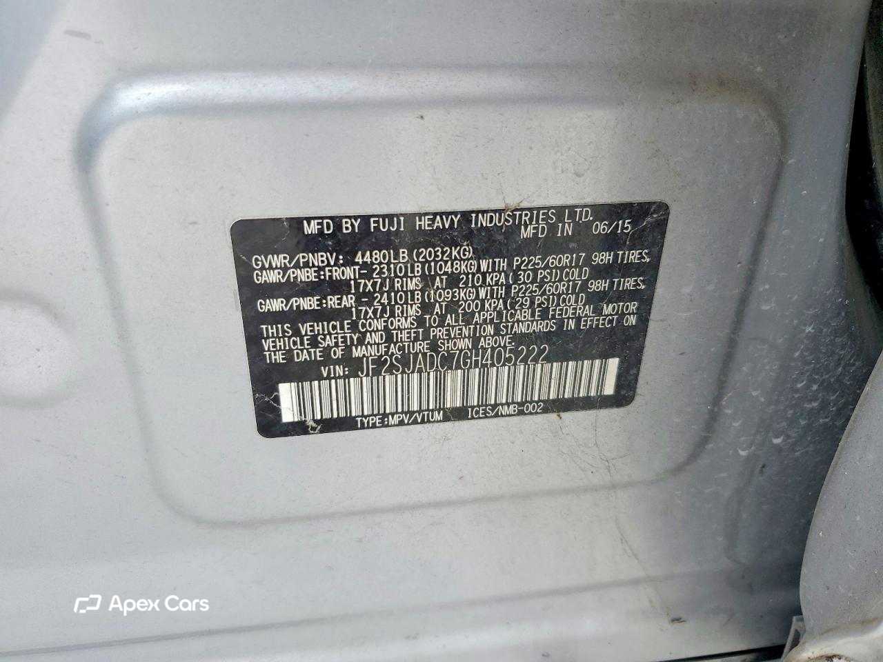 Subaru Forester 2016