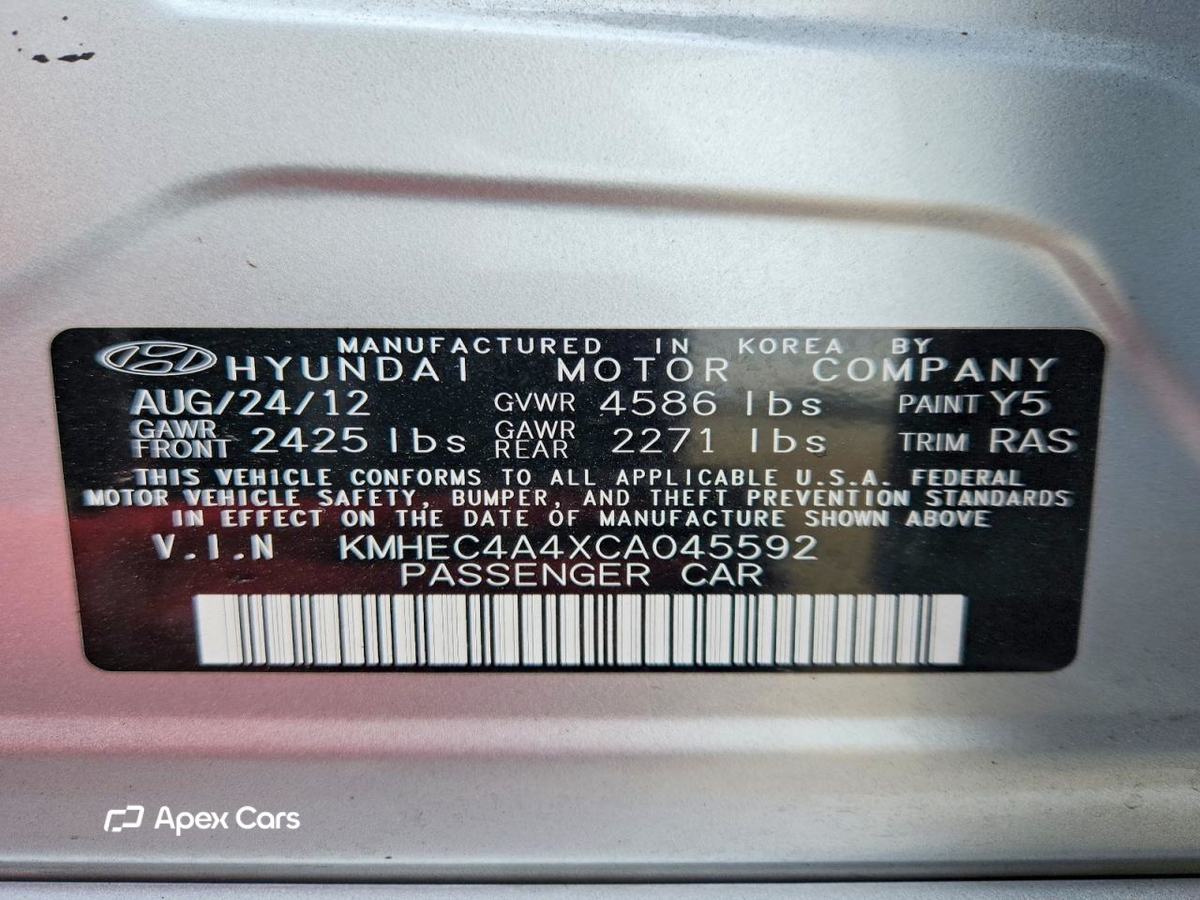 Hyundai Sonata 2012