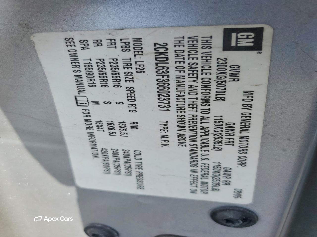 Pontiac Torrent 2006