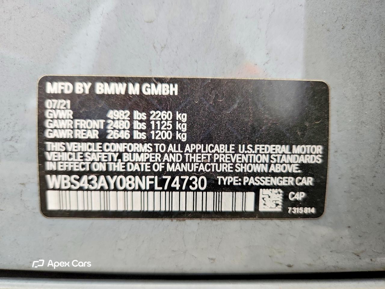 BMW M3 2022