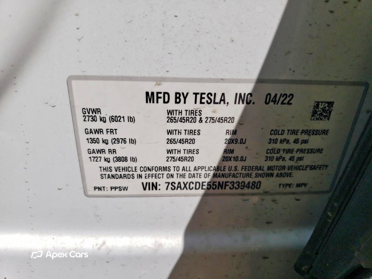 Tesla Model X 2022
