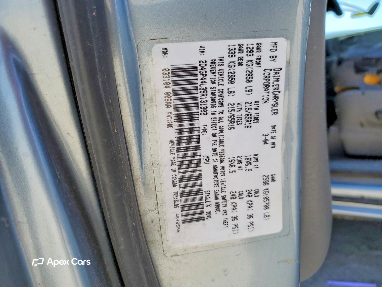 Dodge Caravan 2005