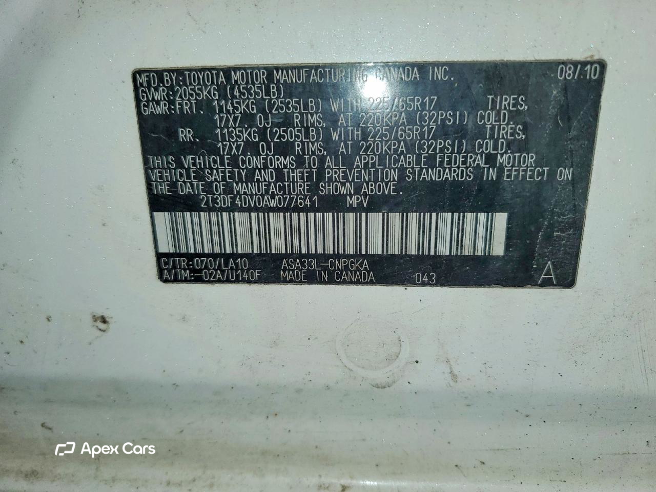 Toyota RAV 4 2010