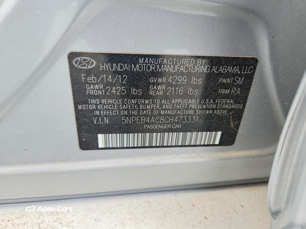 Hyundai Sonata 2012