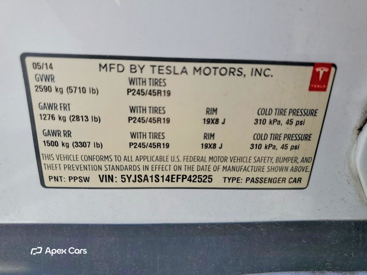 Tesla Model S 2014