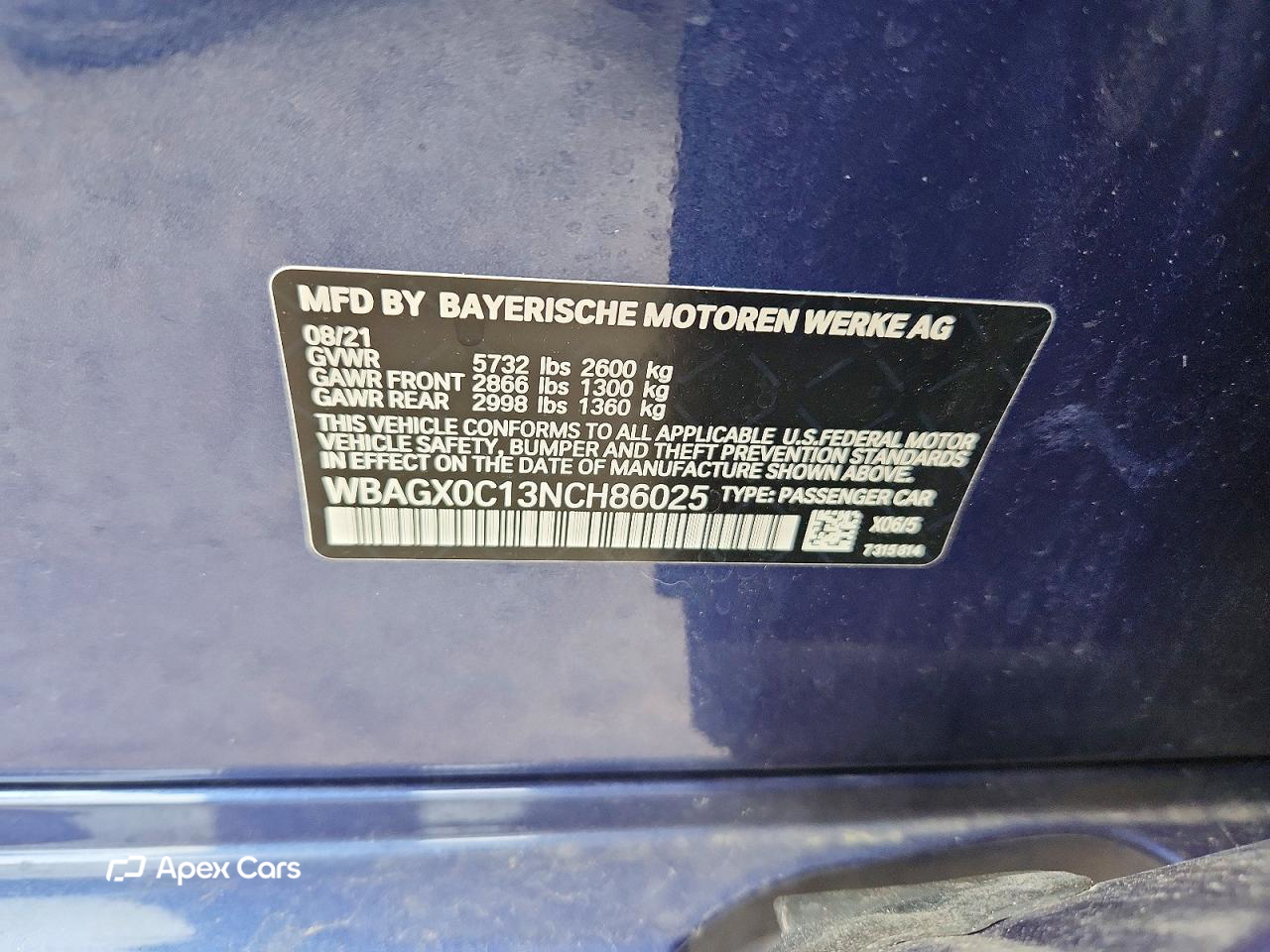 BMW Series 8 2022