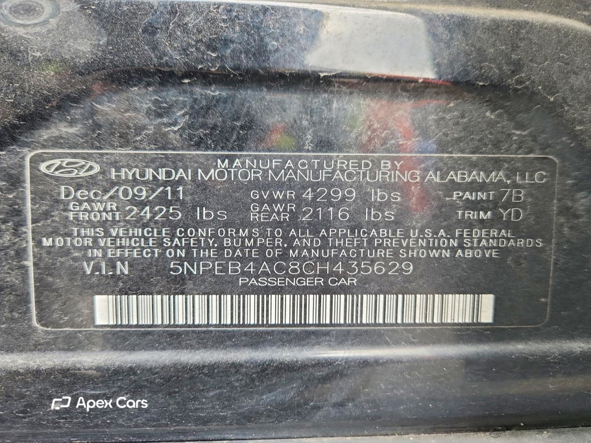 Hyundai Sonata 2012