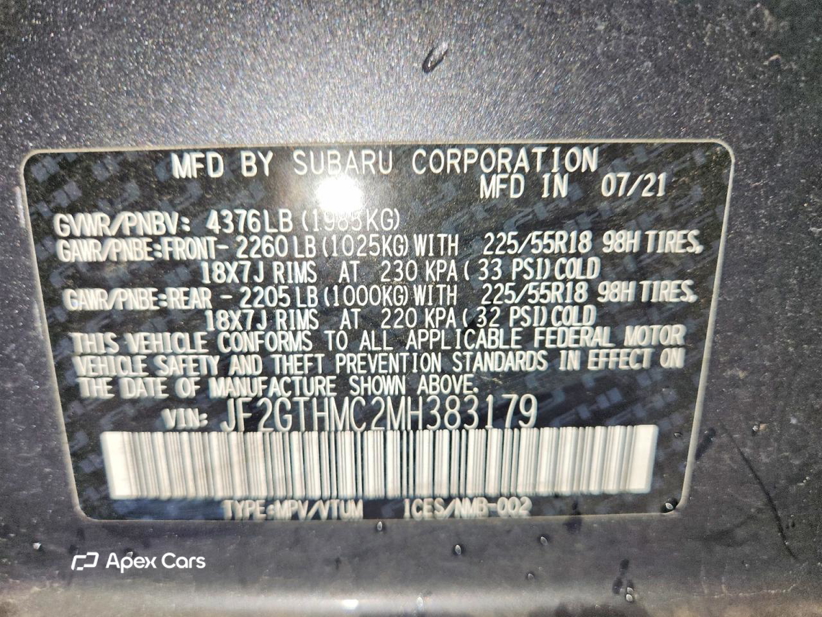 Subaru XV 2021