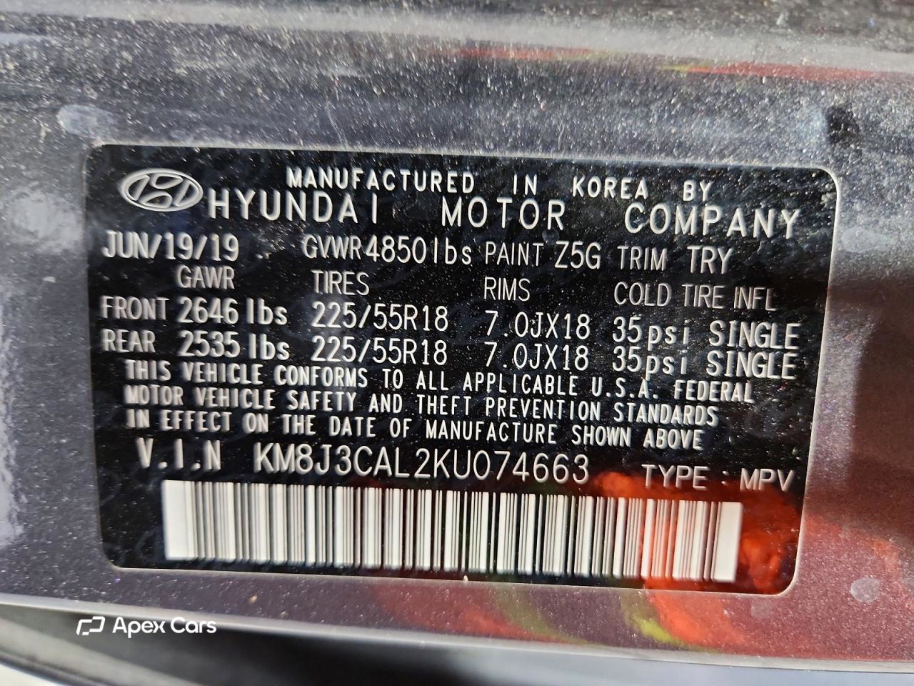 Hyundai Tucson 2019
