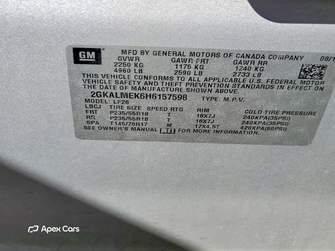 GMC Terrain 2017