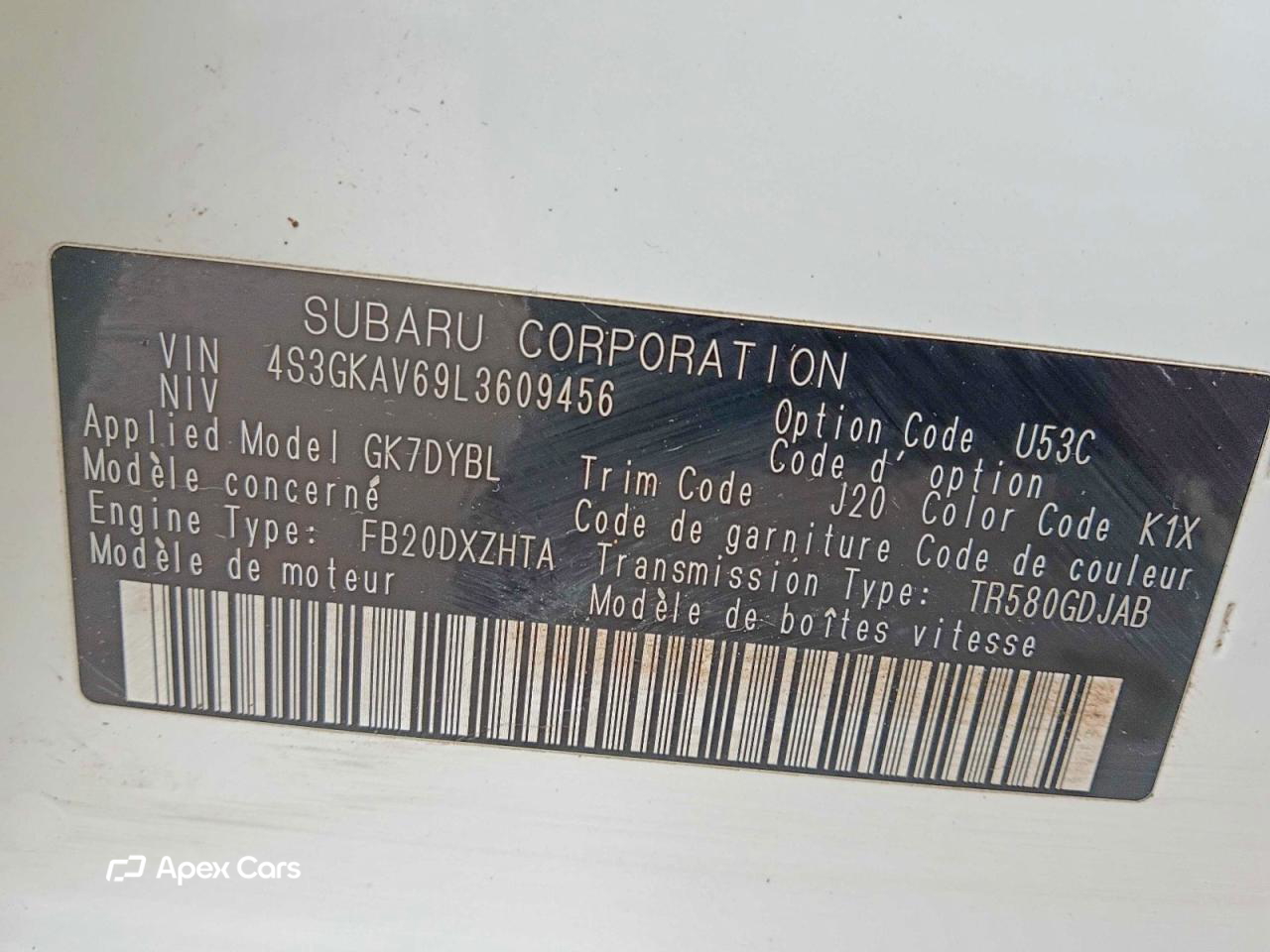 Subaru Impreza 2020