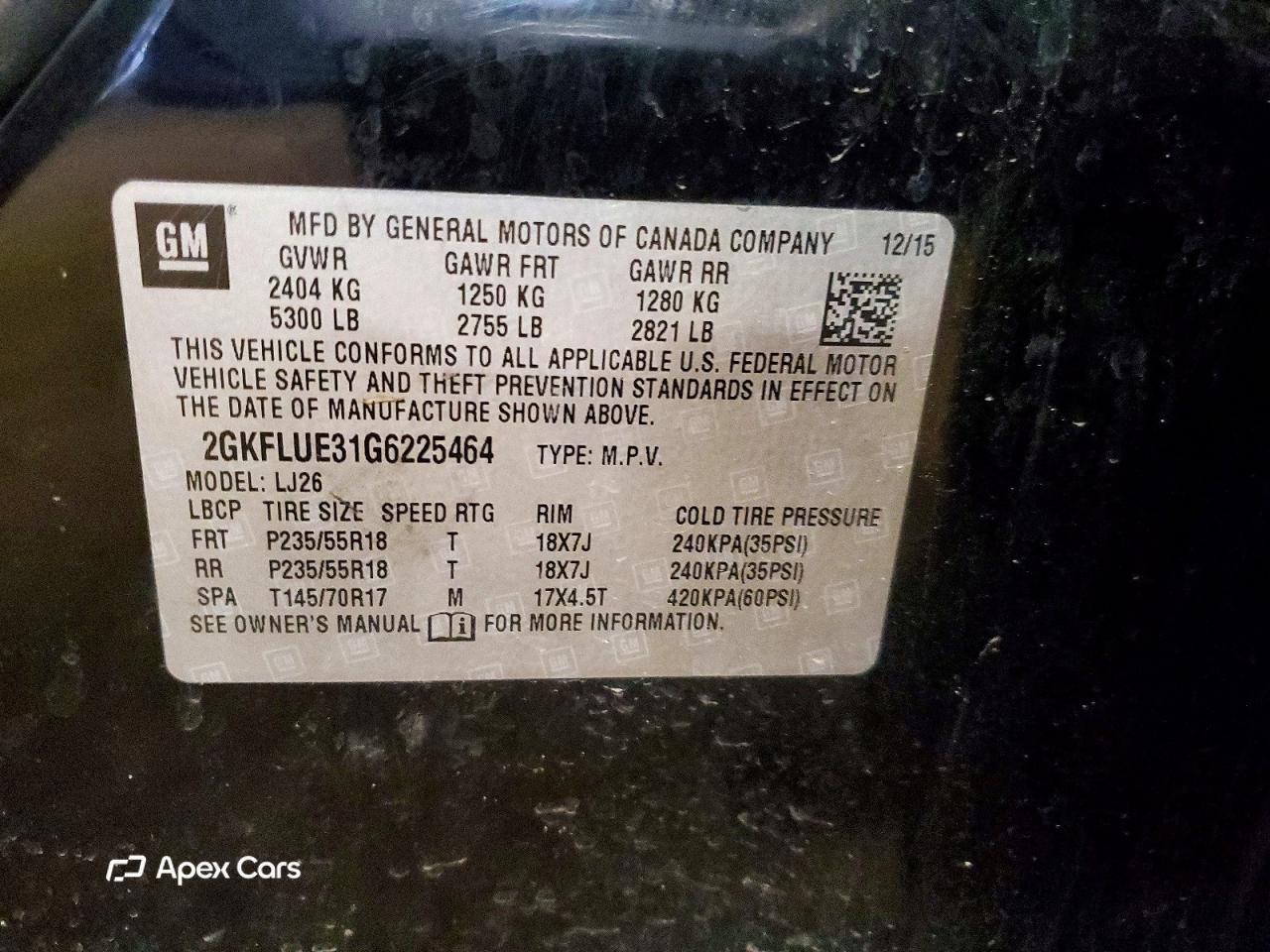 GMC Terrain 2016