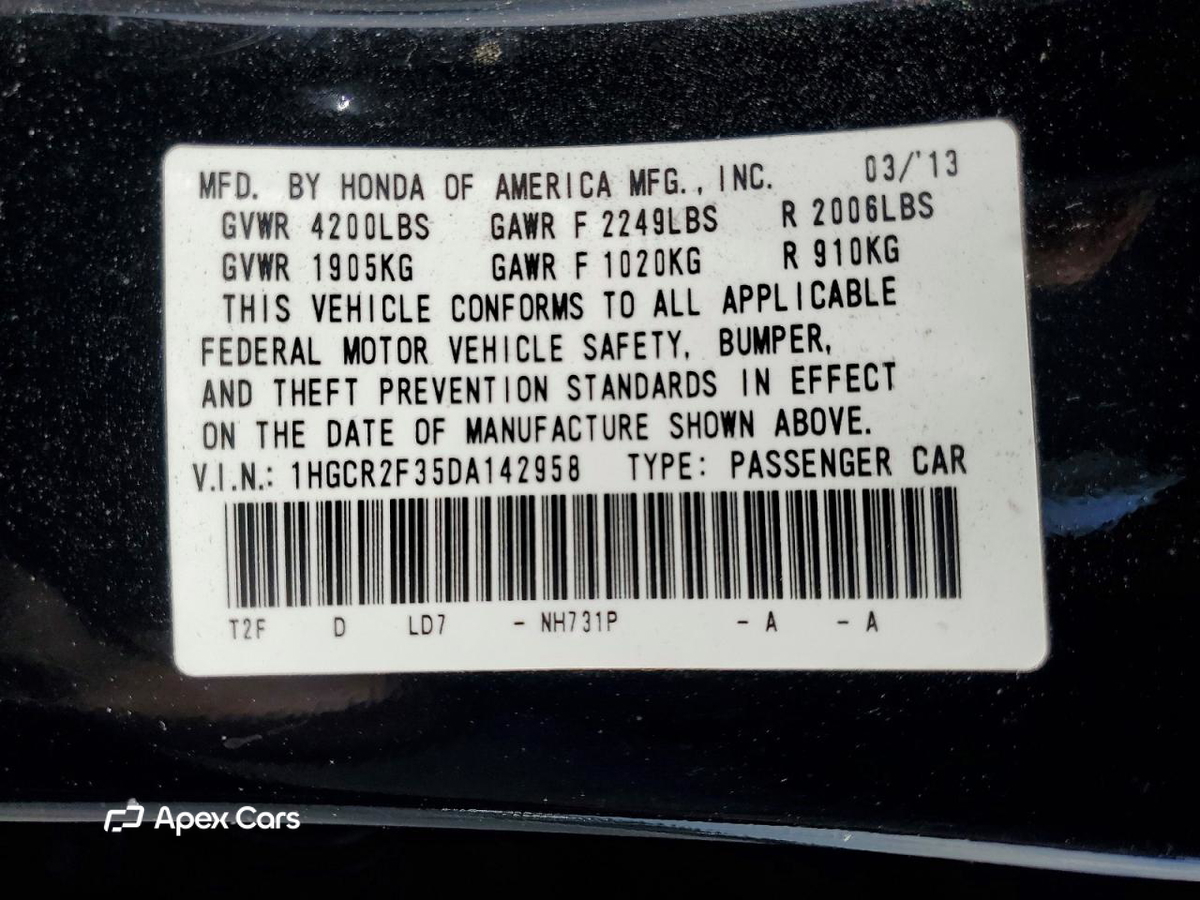 Honda Accord 2013