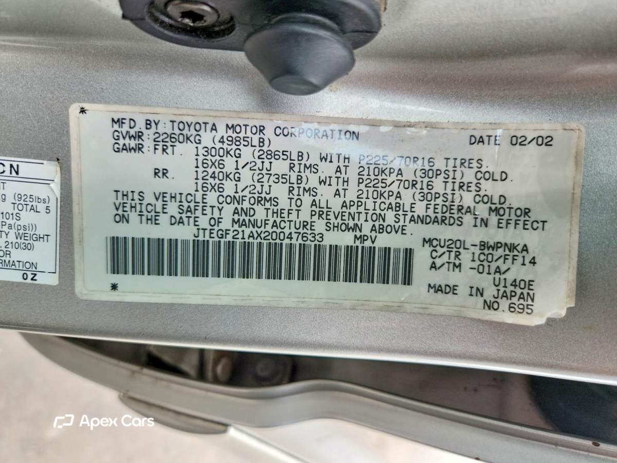 Toyota Highlander 2002