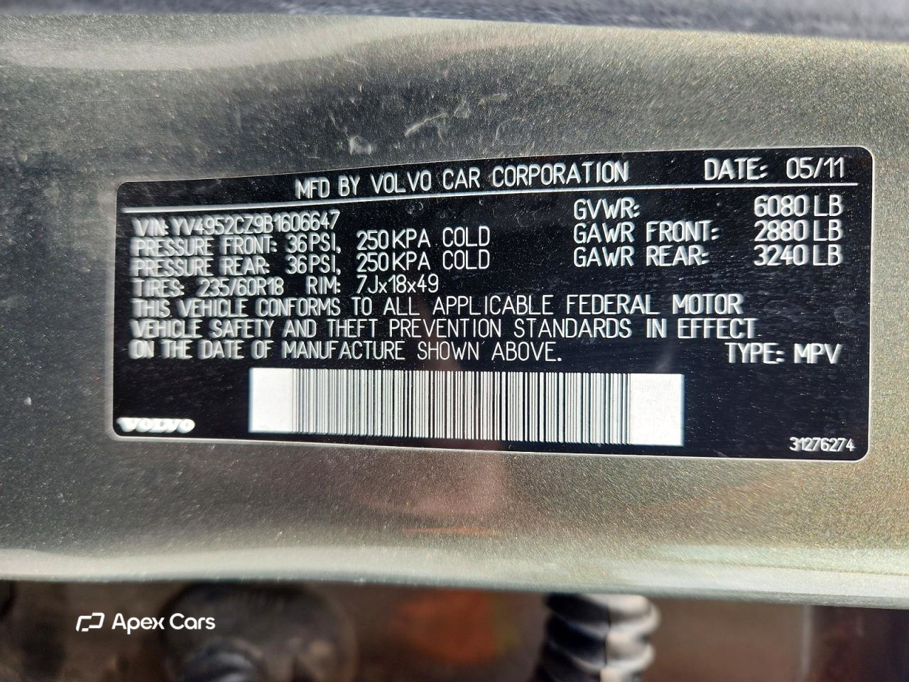 Volvo XC90 2011