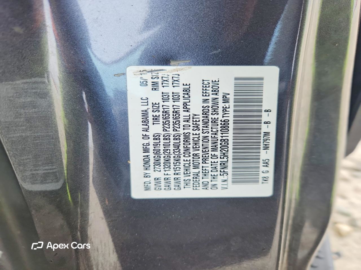 Honda Odyssey 2016