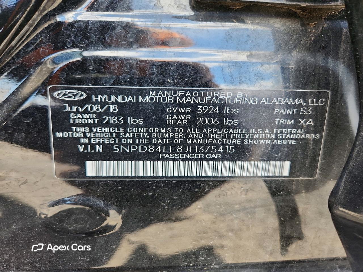 Hyundai Elantra 2018