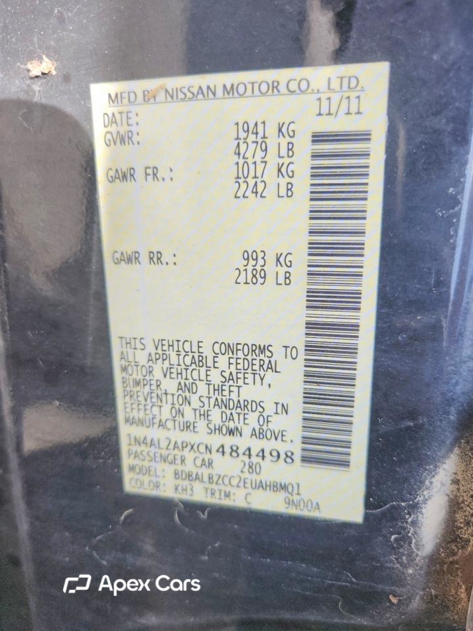 Nissan Altima 2012