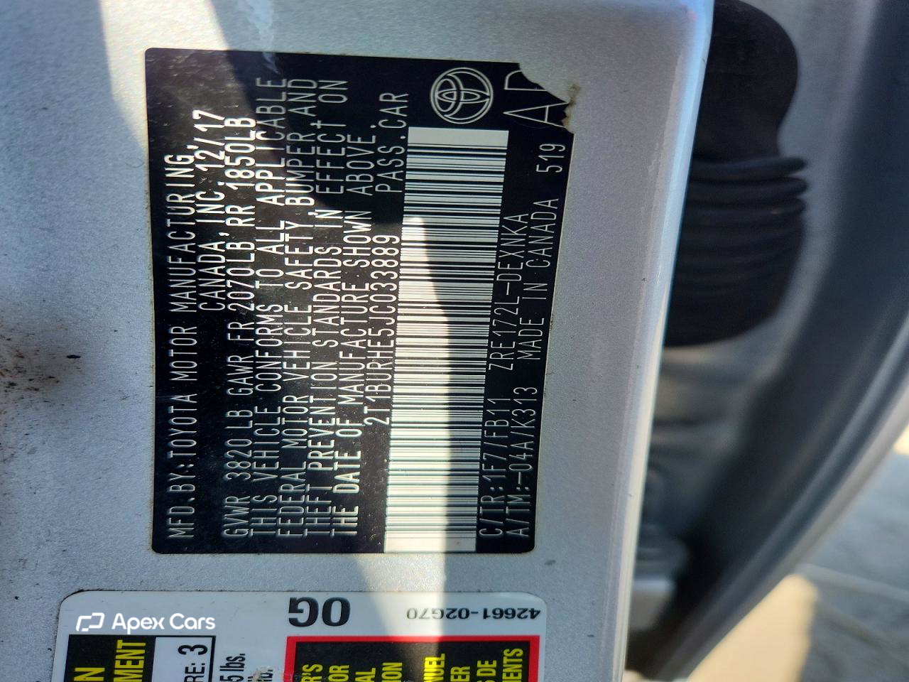 Toyota Corolla 2018