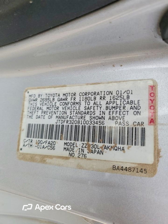 Toyota MR2 2001