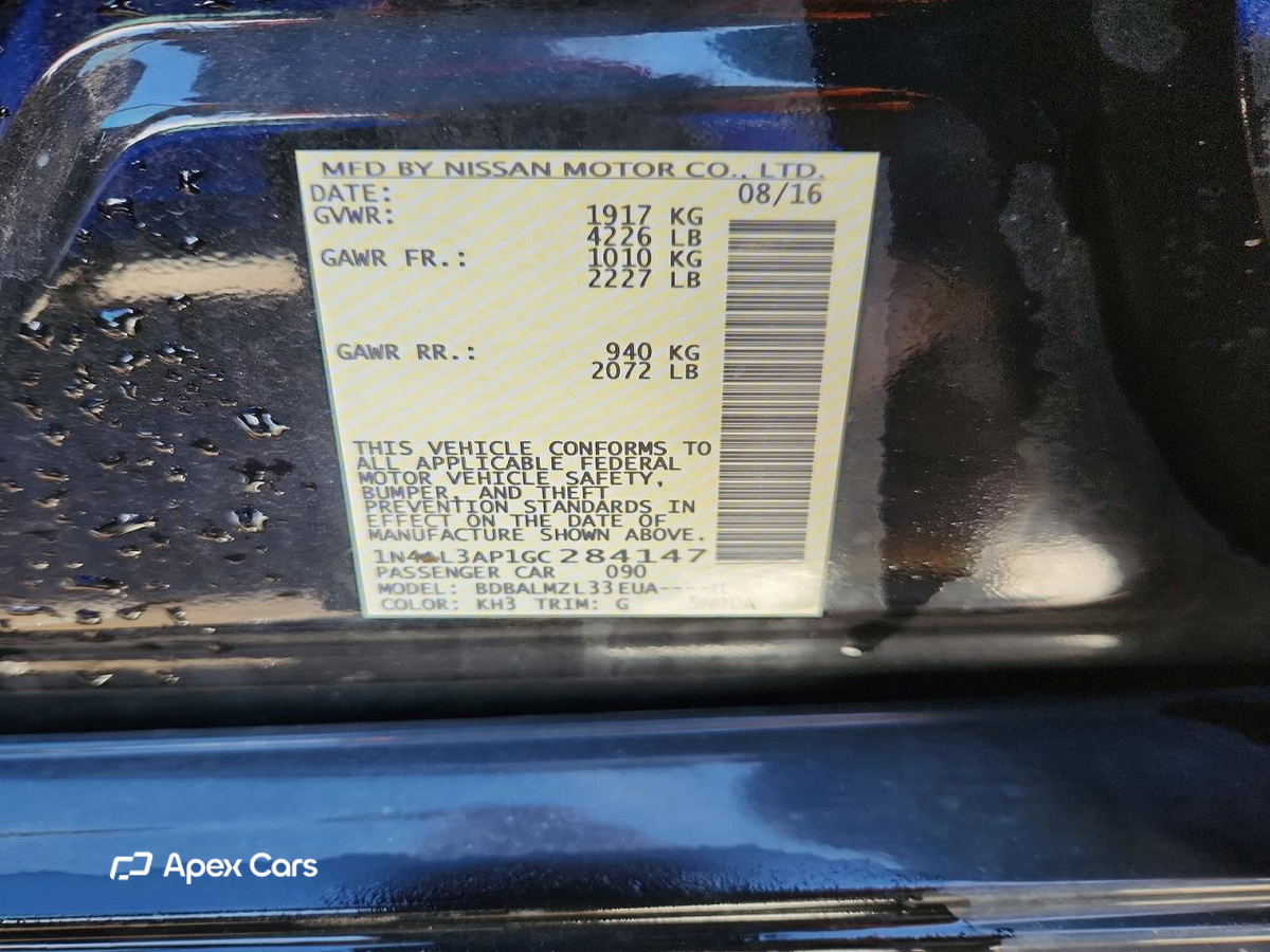 Nissan Altima 2016