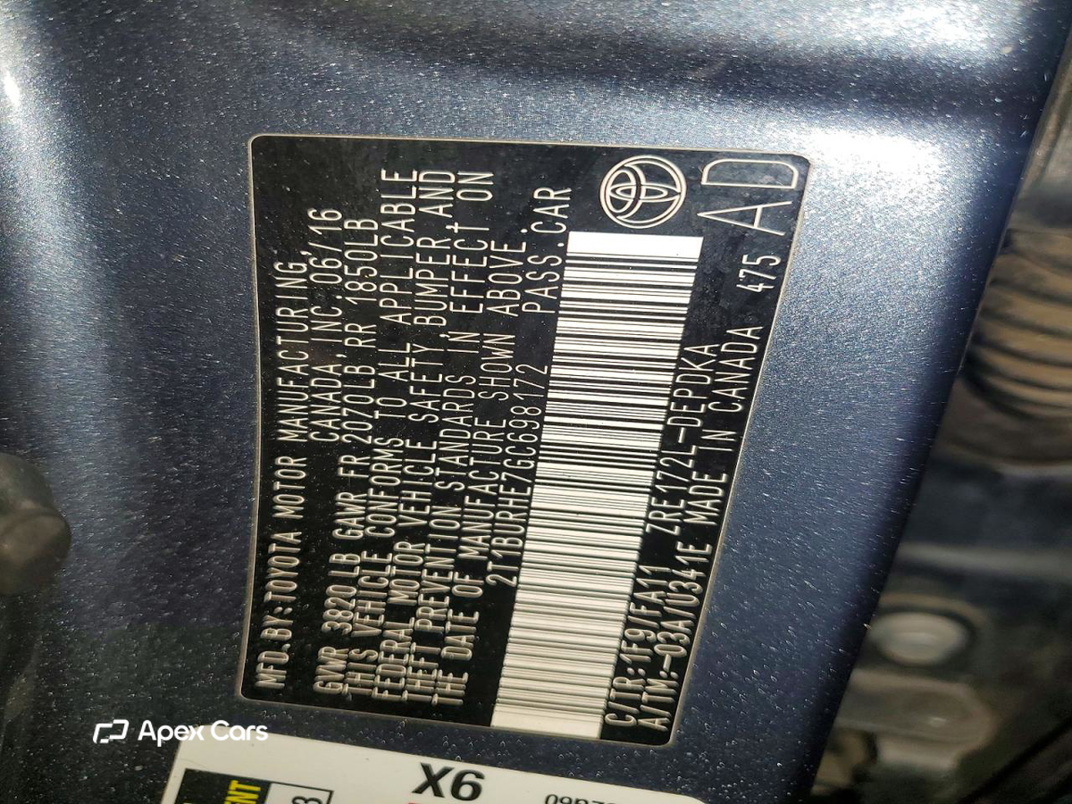 Toyota Corolla 2016