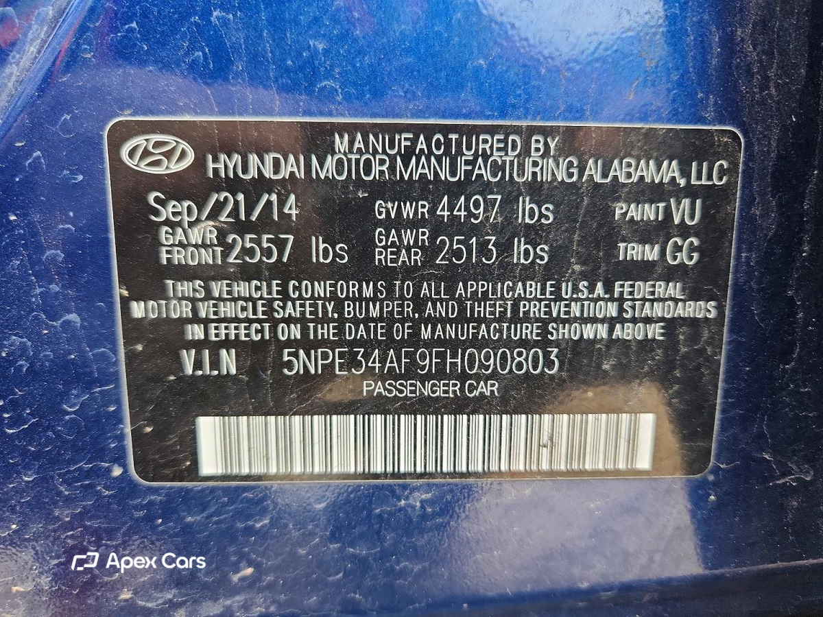 Hyundai Sonata 2015