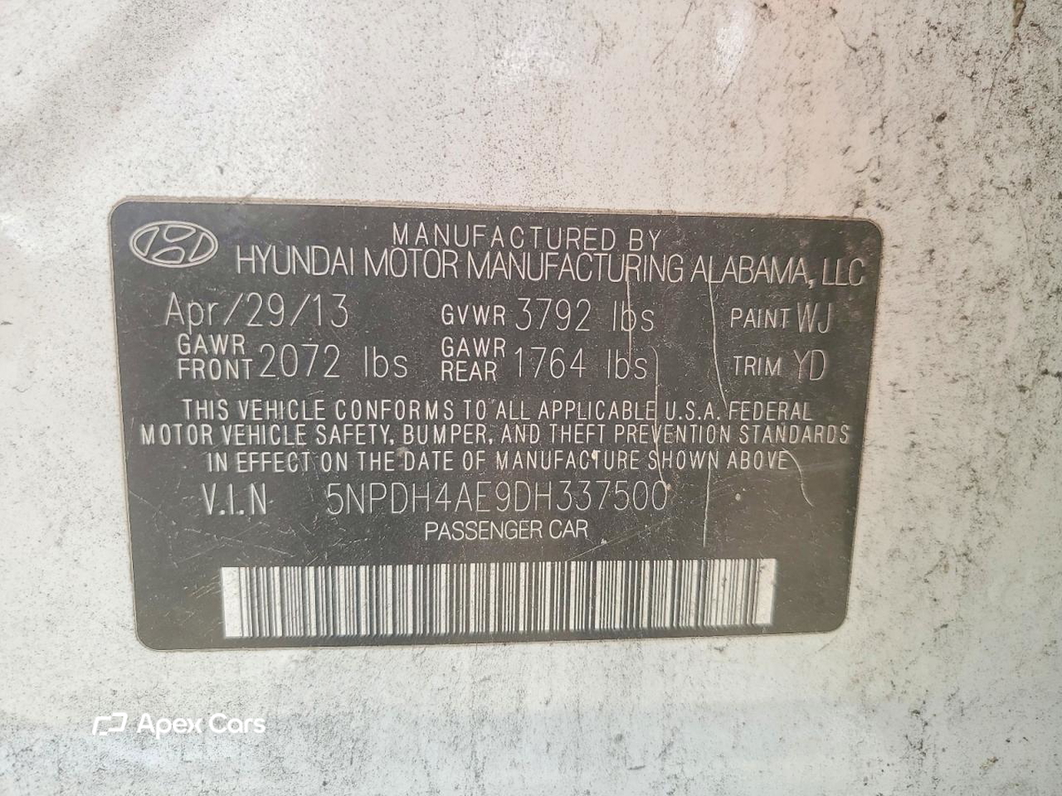 Hyundai Elantra 2013