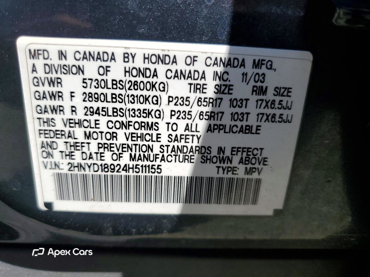 Acura MDX 2004