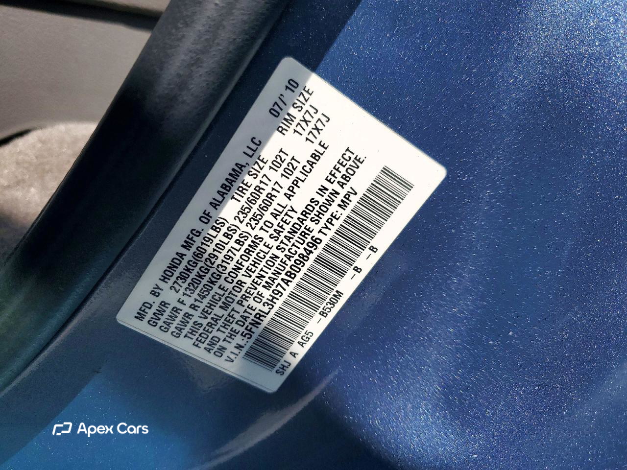 Honda Odyssey 2010