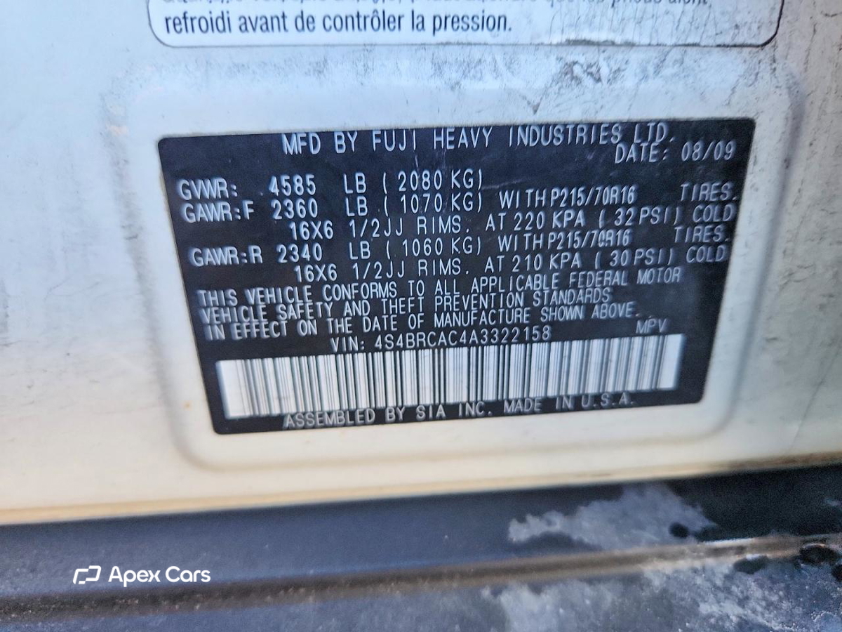 Subaru Outback 2010
